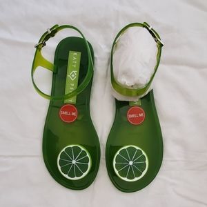 Katy Perry Lime SMELL ME Geli Sandals SZ 8